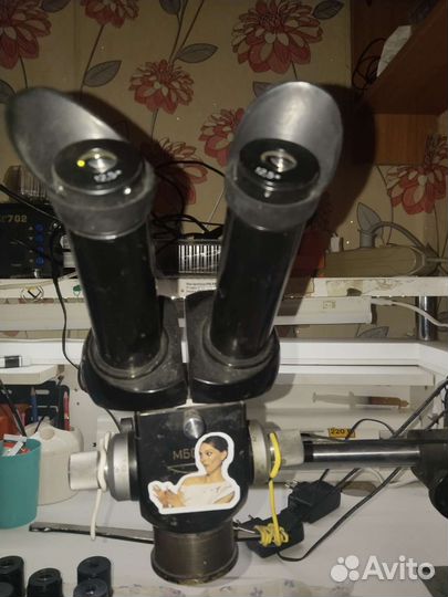 Микроскоп мбс-1 на штативе