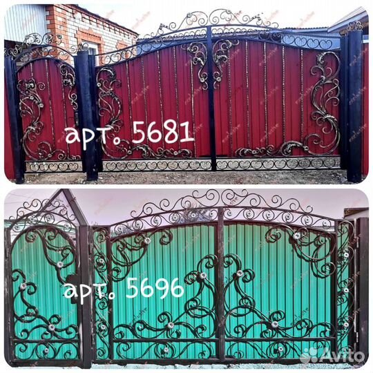 Кованые ворота