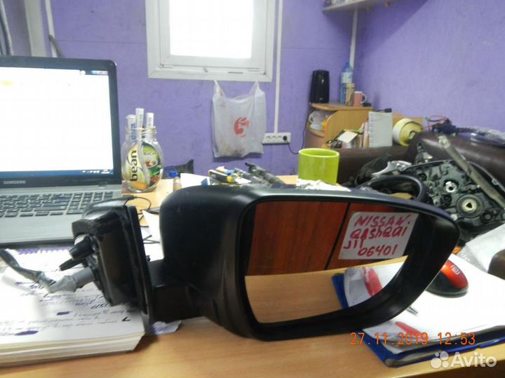 Зеркало правое электрическое Nissan Qashqai J11