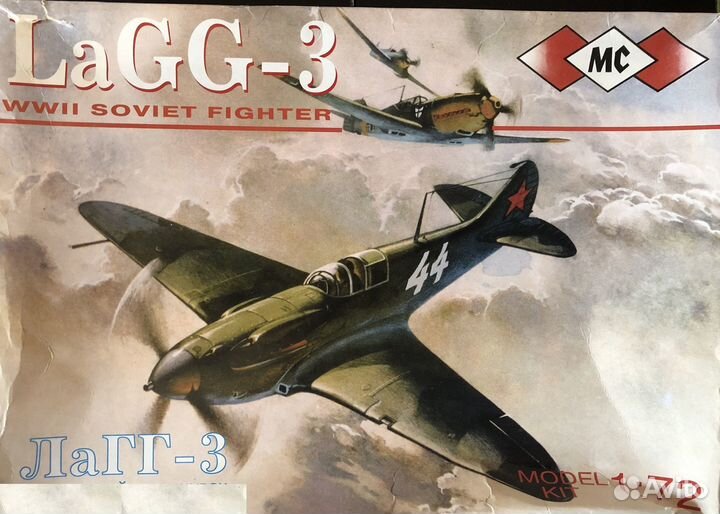 MC 1/72 лагг-3 сборная пластмассовая модель