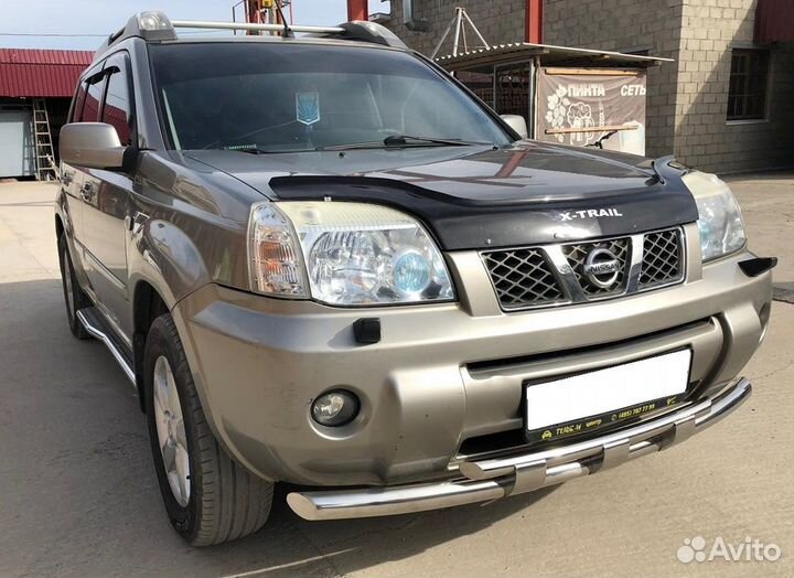 Защита переднего бампера Nissan X-Trail перемычки