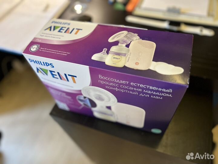 Электронный молокоотсос Philips Avent Plus