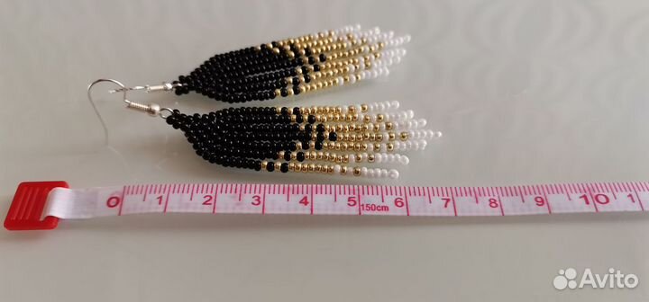 Серьги из бисера