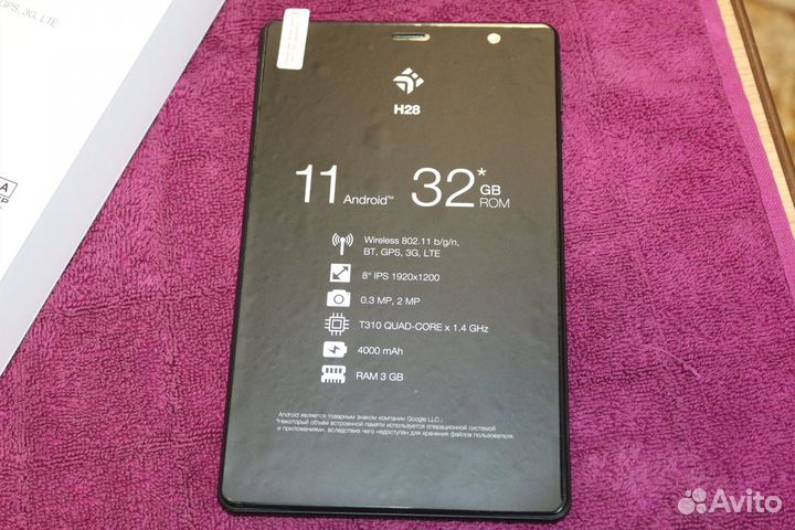 Планшет dexp Ursus H28 (8