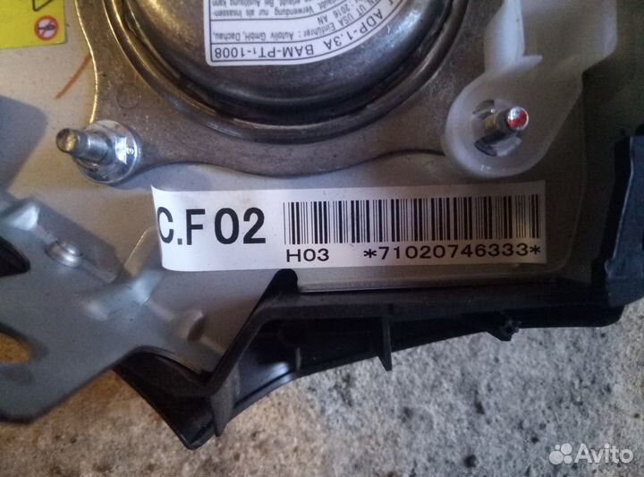 Подушка безопасности водителя мазда 6 GG