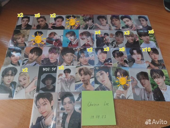 Очень много карт и стаффа Stray Kids