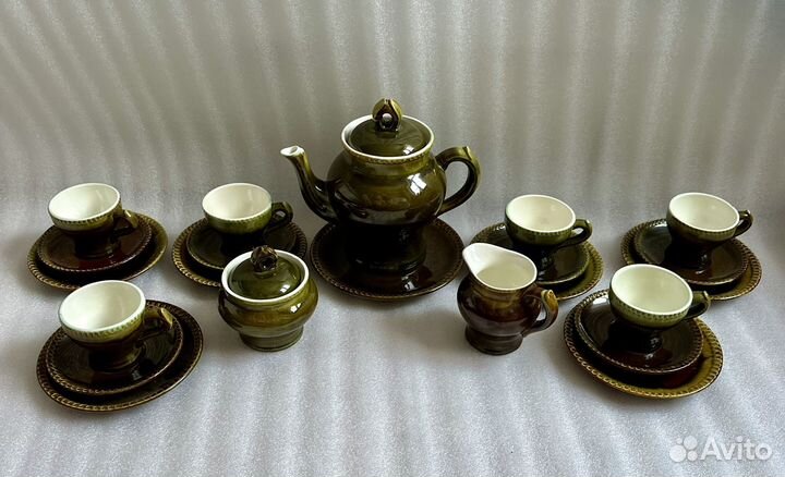 Чайный сервиз 22 предмета, зик Конаково