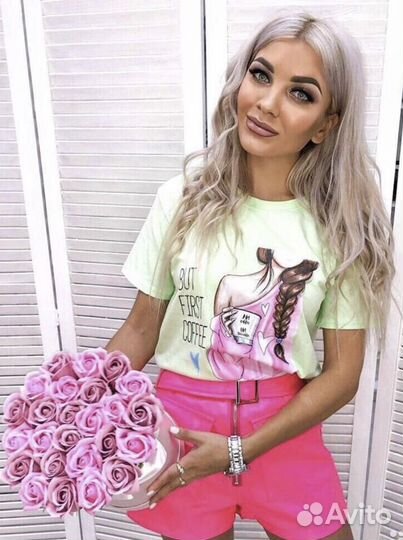 Шорты розовые