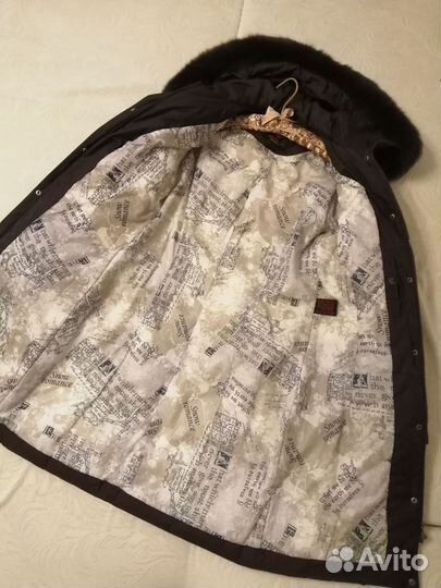 Куртка зимняя, парка 44 р + шапка в подарок