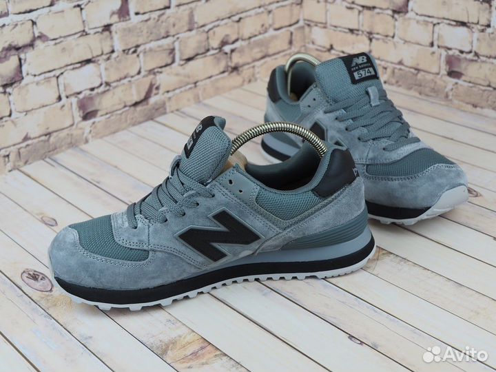 Мужские кроссовки NEW balance 574 серые