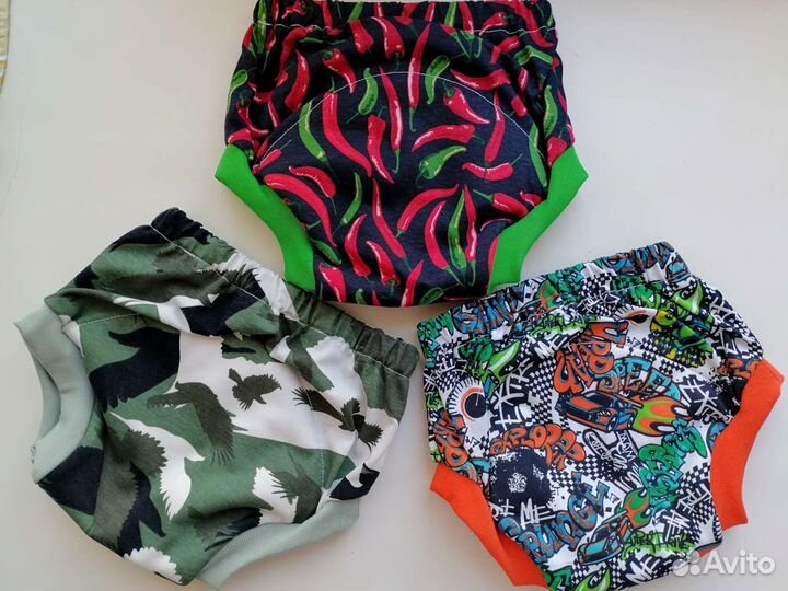 Набор 5шт Многоразовые подгузники