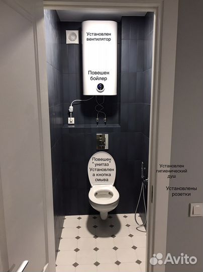 Установка вытяжки,стиральной,посудомоечной техники