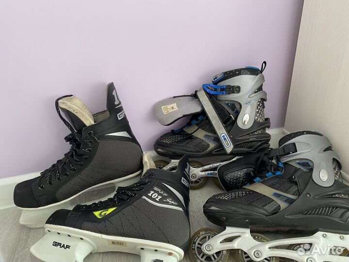 Ролики и коньки мужские