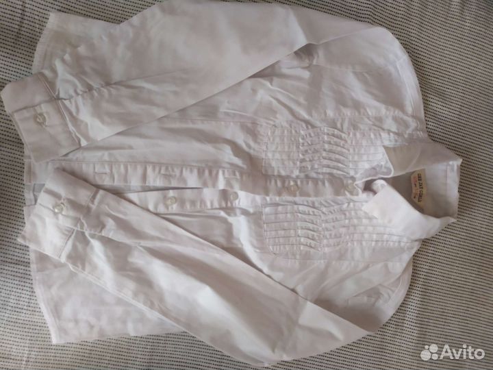 Рубашка школьная для девочки 128