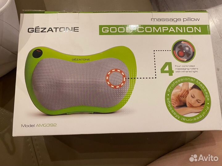 Массажная подушка Gezatone