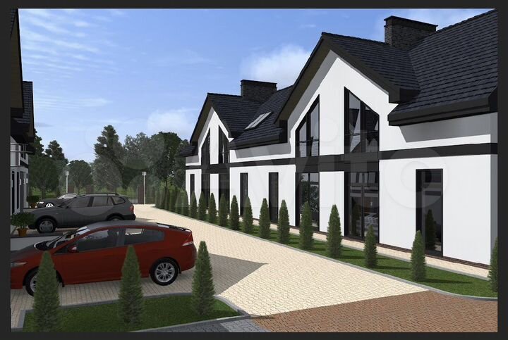 Таунхаус 110 м² на участке 2 сот.