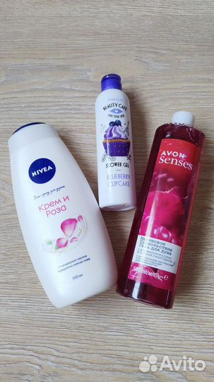 Уходовая косметика пакетом, новая, гель для душа