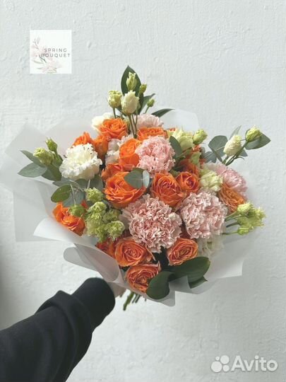 Букет пионовидные розы с доставкой