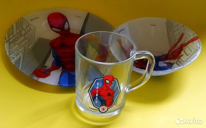 Набор посуды Человек паук