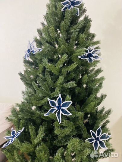 Цветы на ёлку