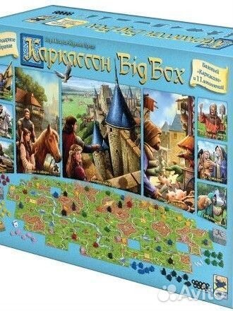 Настольная игра каркассон Big box подарочный набор
