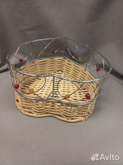 Плетёная ваза Конфетница Фруктовница