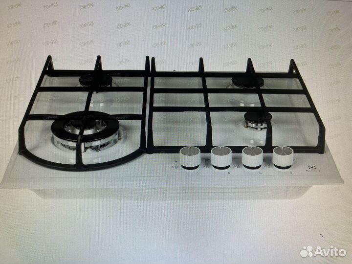 Газовая варочная панель Electrolux белая