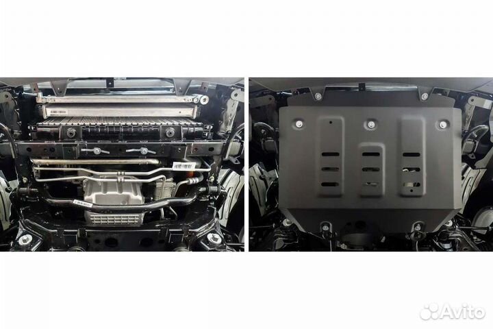 Защита радиатора JAC T6 2018-н.в