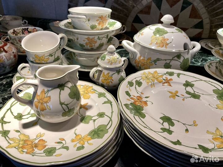 Сервиз чайный/столовый Geranium villeroy bosch