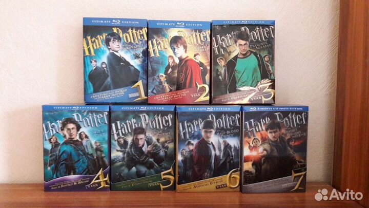 Гарри Поттер 8 фильмов Blu ray