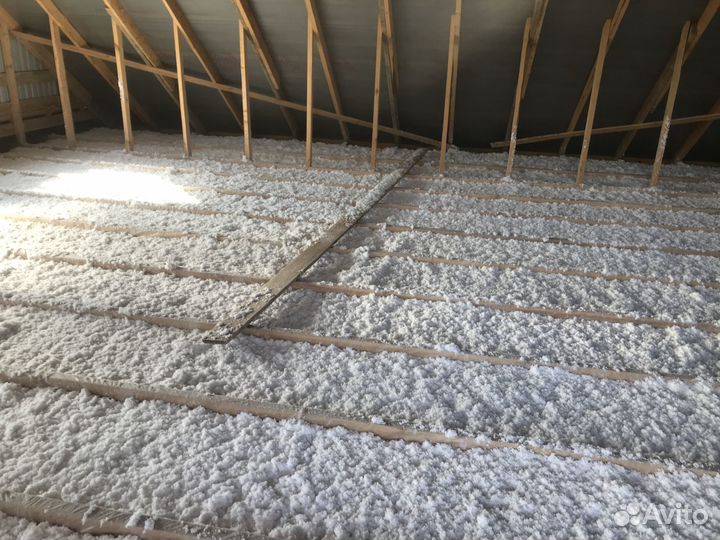 Эковата- Утепление Дома За День