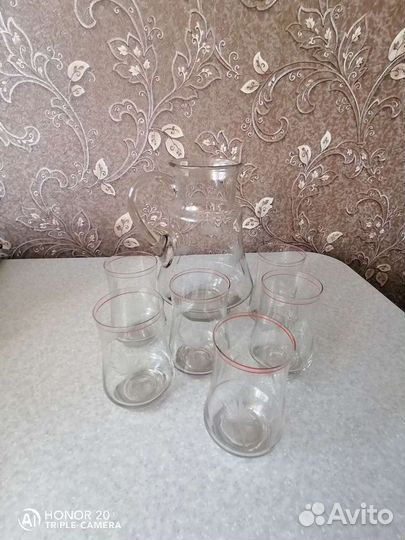 Посуда СССР графин и стаканы