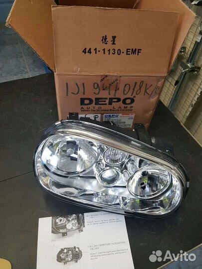 Фара правая depo Volkswagen Golf 4 1997-2003