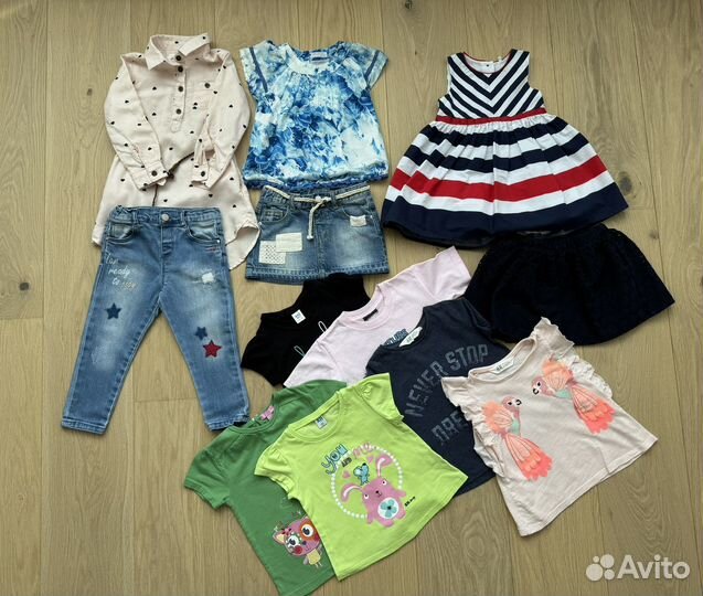 Вещи пакетом для девочки 92 см