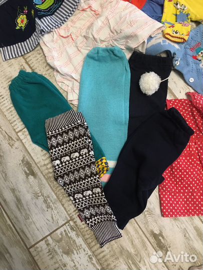 Пакет одежды на девочку от 0 до года