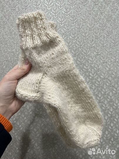 Шерстяные носки ручной работы