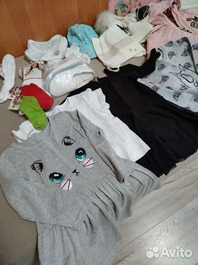 Вещи пакетом на девочку 3-5 лет