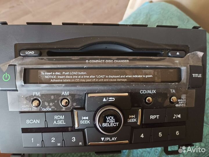 Магнитола honda cr-v 3