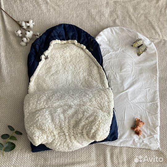 Конверт мешок теплый в коляску