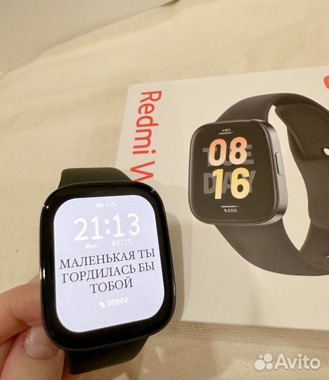 Смарт часы xiaomi redmi watch 3 черный