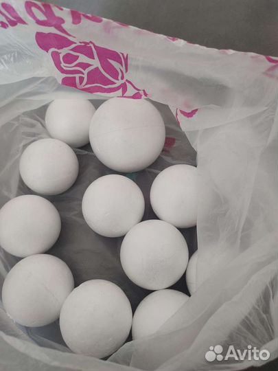 Пенопластовые шары пакетом