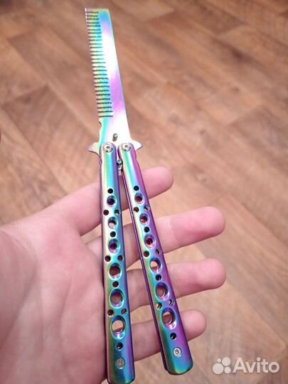 Нож бабочка расческа
