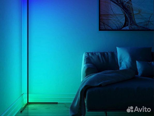 RGB лампа, торшер угловой светильник 200 см