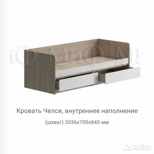 Кровать односпальная