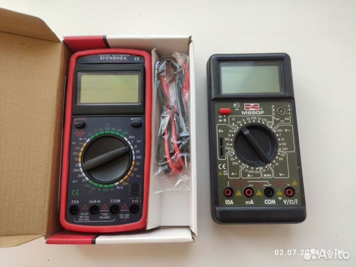 Мультиметр Mastech M890F, DT9202A