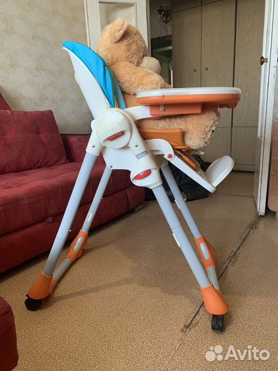 Стульчик для кормления chicco polly