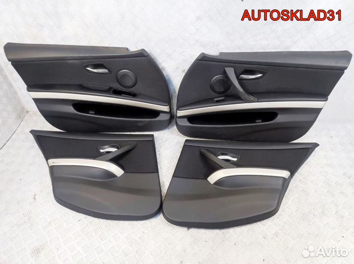 Обшивка дверей комплект BMW E90 Рестайлинг Седан