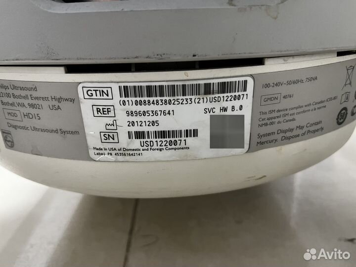 Узи аппарат Philips HD15