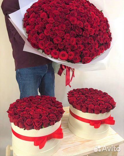 Красные Розы. Большой Выбор Букетов