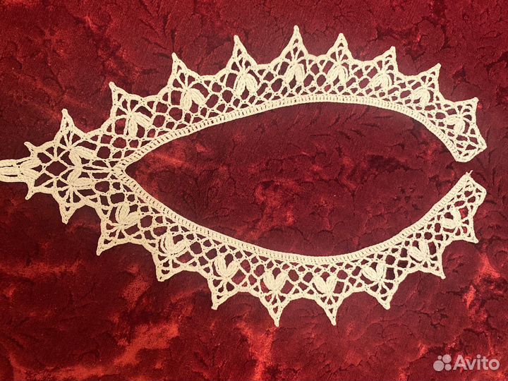 Воротничок кружевной женский 70 см